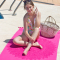 Hamam strandlaken Zennn Fuchsia