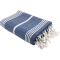 Grote Hamamdoek Ottomania XL Marine Blauw