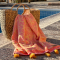 Hamamdoek Daisy Orange - Yellow