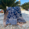 Batik Strandlaken Aztec Blue