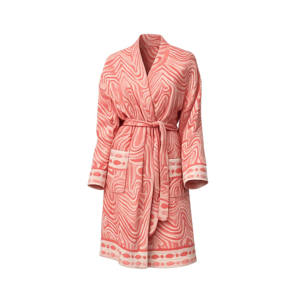 Hamam badjas dames Coral Wave 