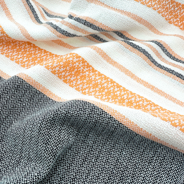 Hamamdoek Sea Me Black-Orange