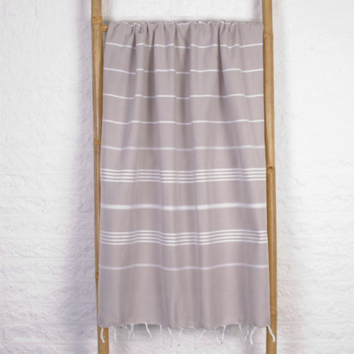 Grote Hamamdoek Ottomania XL  Grijs - Beige