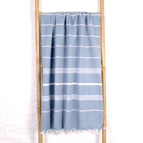 Hamamdoek Standaard Jeans Blauw
