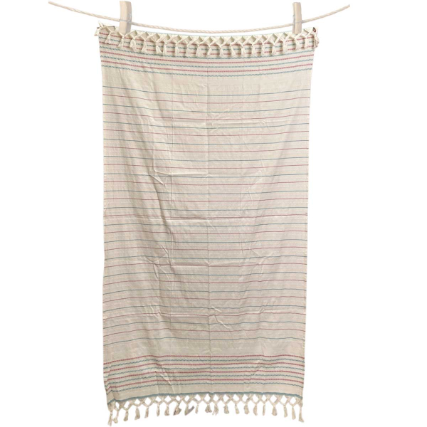 Hamamdoek Set van 2 stuks Stripe- Pink