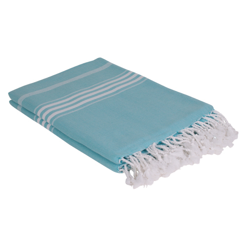 Hamamdoek Ottomania extra lang  Aqua