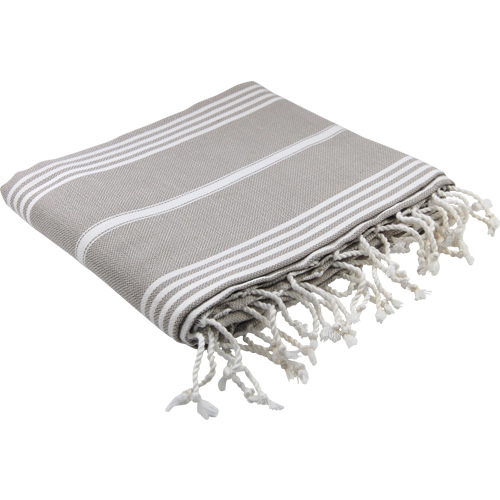Hamamdoek Ottomania standaard Grijs - Beige