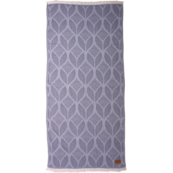 Hamamdoek Botanic Art Blue -Lavender
