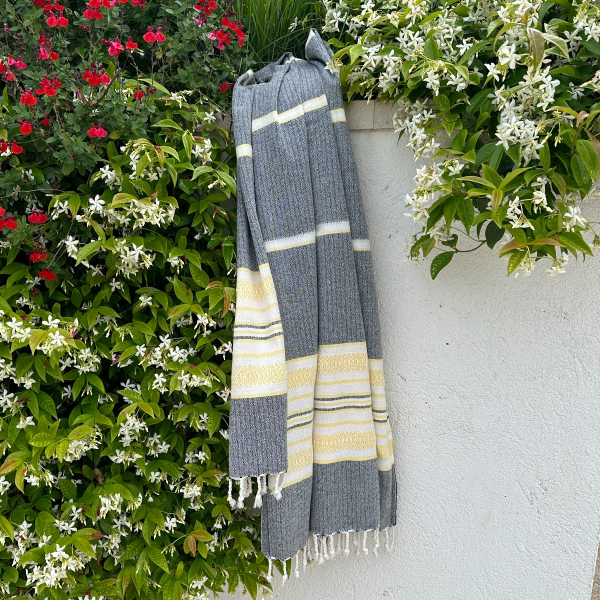 Hamamdoek Set van 3 stuks Sea Me - pink, green, lemon 