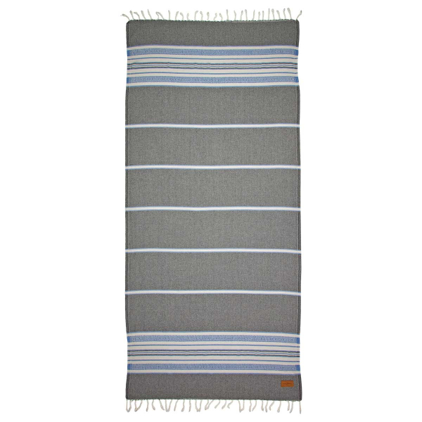 Hammamtowel Sea Me Black Blue