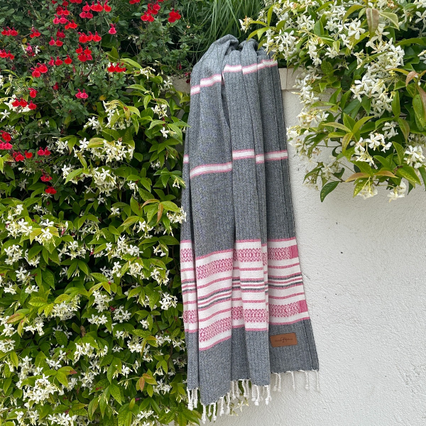 Hamamdoek Set van 3 stuks Sea Me - pink, green, lemon 