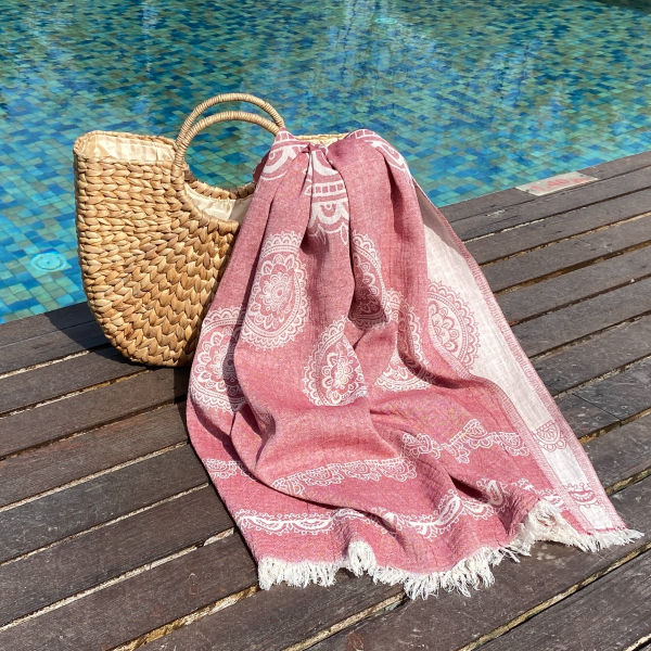 Hamamdoek Bohemia Dark Red