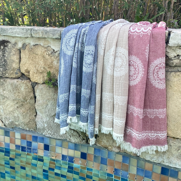 Hamamdoek Bohemia Dark Red