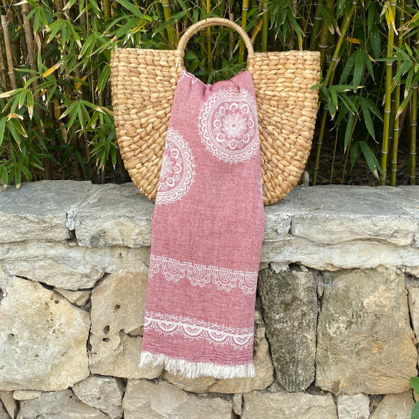 Hamamdoek Bohemia Dark Red