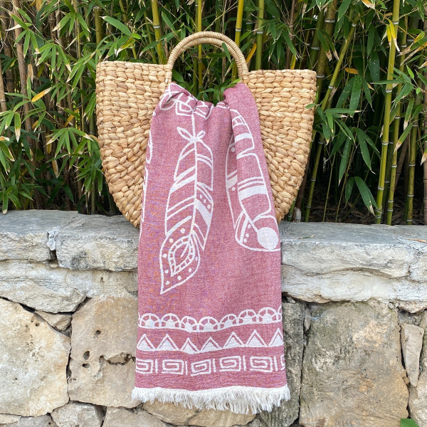 Hamamdoek Dreamcatcher Dark Red