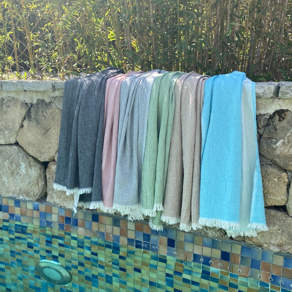Hamamdoek Muslin Black
