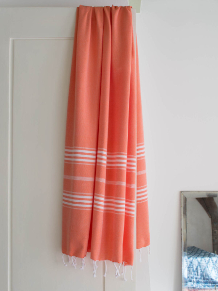 Hamamdoek Ottomania extra lang  Orange