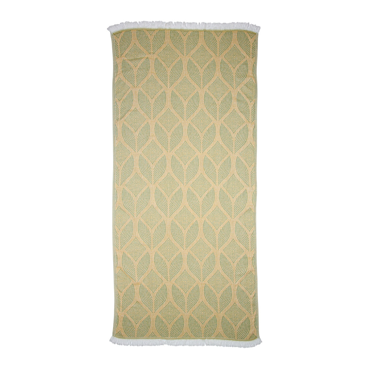 Hamamdoek Botanic Art Mustard-Green