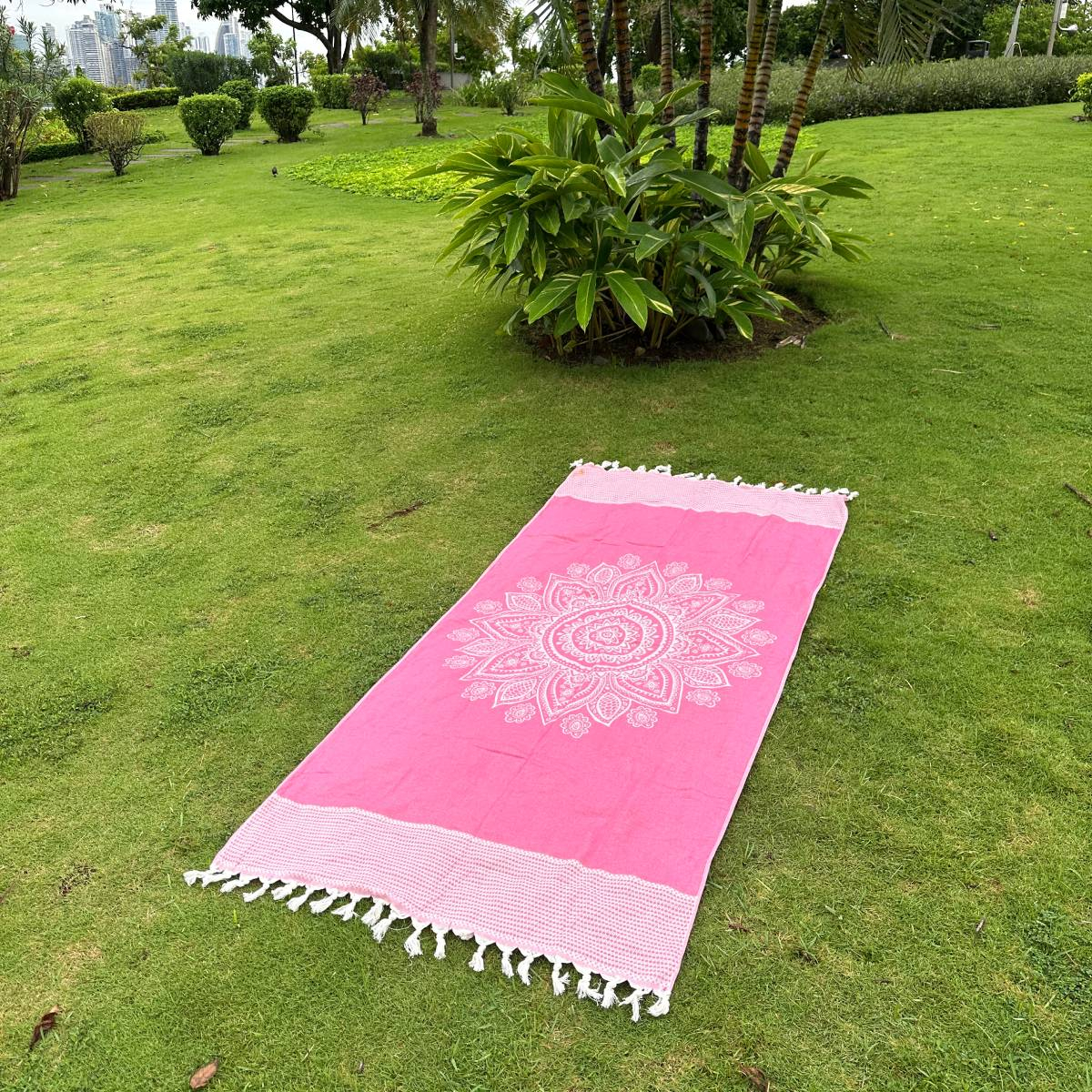 Hamamdoek Boho Pink Candy