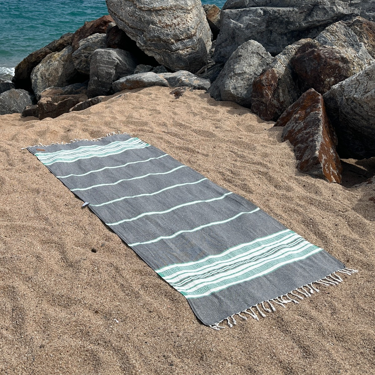 Hamamdoek Sea Me Black-Green