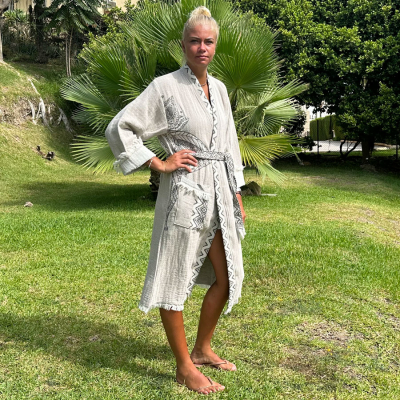 Hamam badjas dames
Elephant
Beige