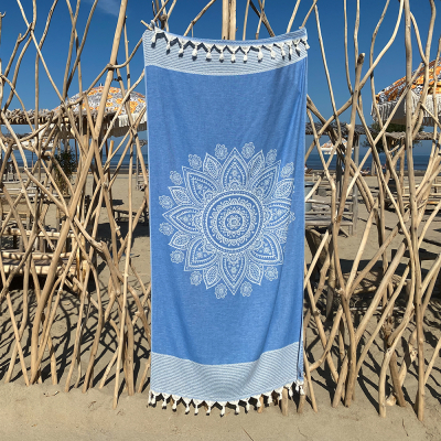 Hamamdoek Boho Victoria Blue