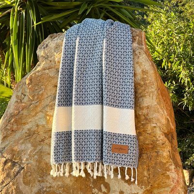 Hamamdoek Peacock Blue