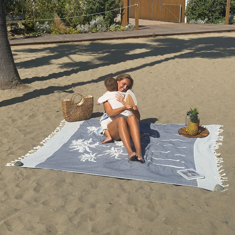Grote Hamamdoek
Six Palms
Navy Blue